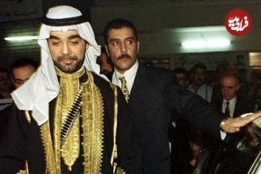 عکس؛ سفر در زمان؛ «عدی پسر خونخوار صدام حسین در آزمون دکتری»؛ دهه 1370