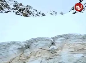 ارتفاع برف در این منطقه به ۶ متر رسید