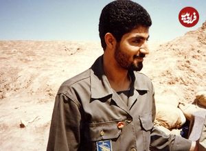 عکس؛ سفر در زمان؛ «سردار سلیمانی و سرلشکر باقری» در یک باغ؛ دهه 60