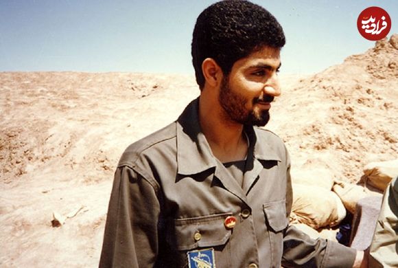 عکس؛ سفر در زمان؛ «سردار سلیمانی و سرلشکر باقری» در یک باغ؛ دهه 60
