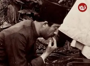 عکس| سفر زمان؛ شطرنج‌بازی همراهان شازدۀ قاجاری در جادۀ شمال؛ 124 سال قبل