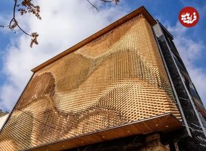 تصاویر؛ شاهکار معماری در اراک؛ آموزه ای برای اجرای هندسه پارامتریک نمای ساختمان
