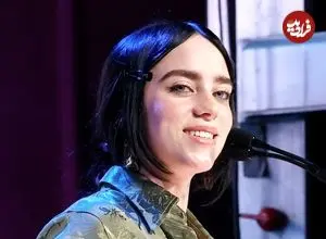 عکس| سفر در زمان؛ «بیلی آیلیش 17 ساله» در جریان یک مصاحبه در کالیفرنیا؛ سال 1397