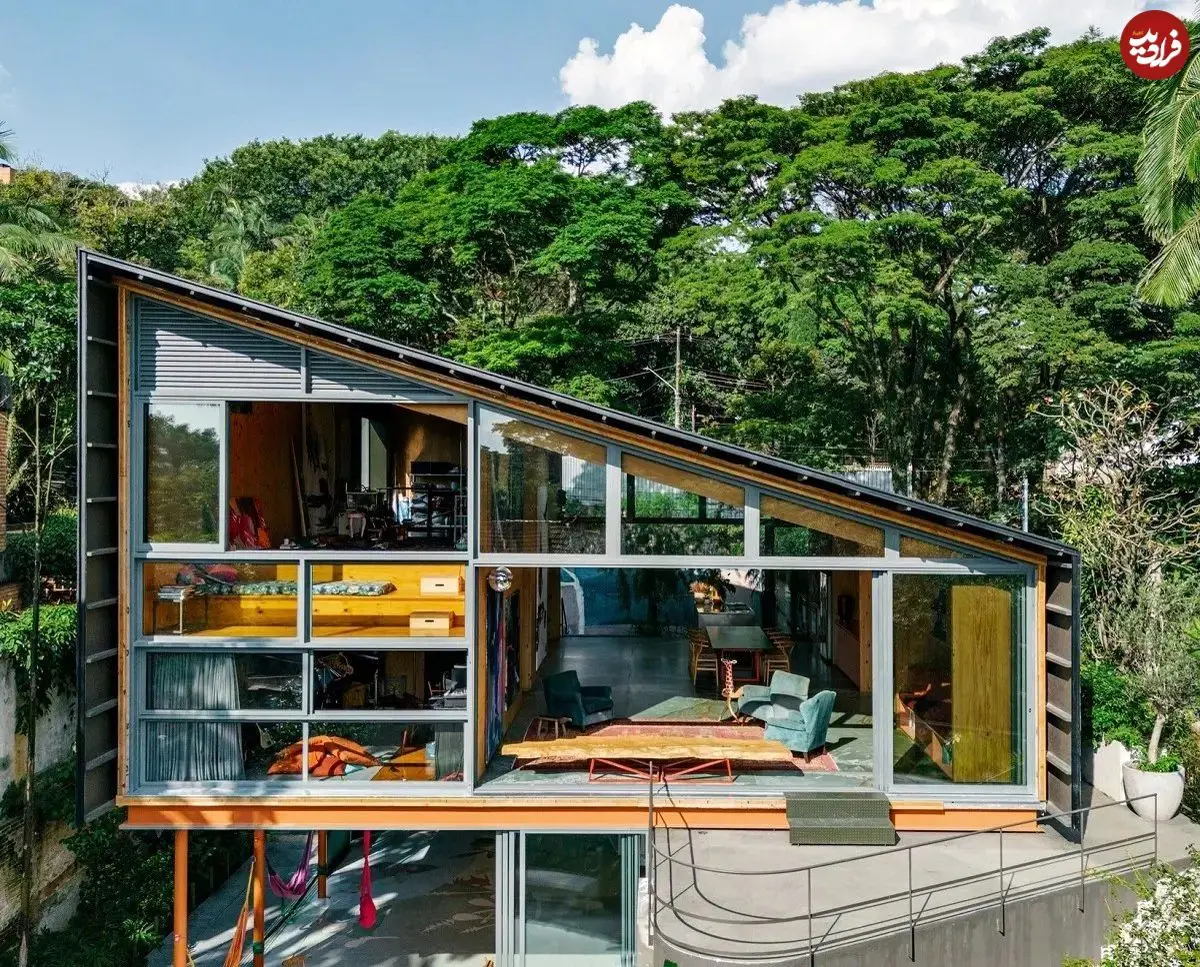 تصاویر؛ خانه توکا؛ جایی که هندسه و هنر به هم می رسند! 