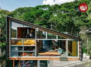 تصاویر؛ خانه توکا؛ جایی که هندسه و هنر به هم می رسند! 