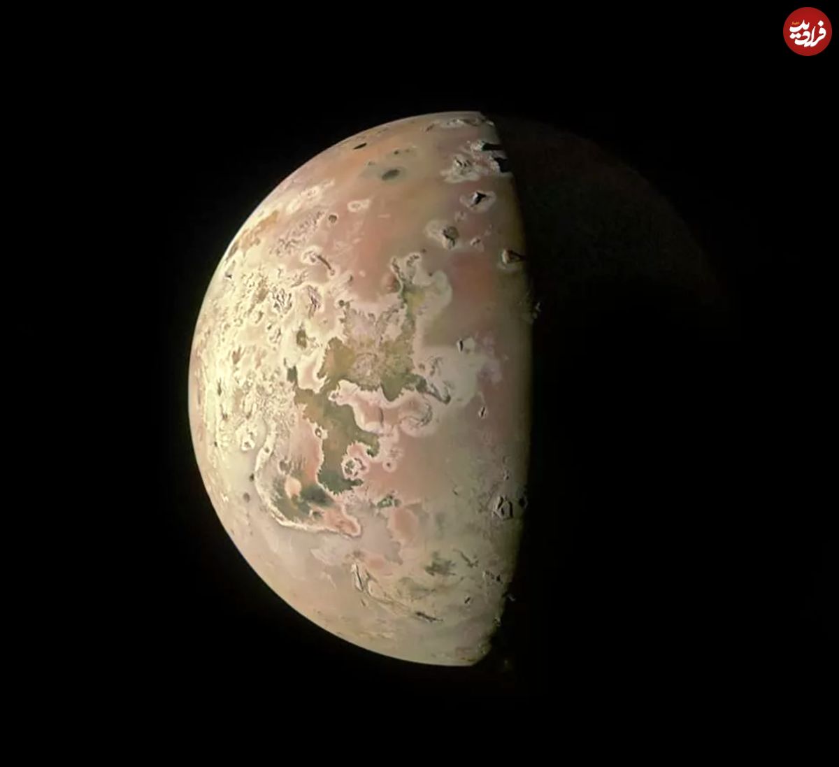(عکس) بهترین تصویر آیو در 20 سال اخیر از دید ناسا؛ شکار زیبایی قمر مشتری