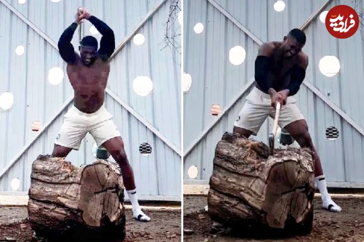 (تصاویر) تمرین قدرتی عجیب آنتونی جاشوا قهرمان سنگین وزن بوکس