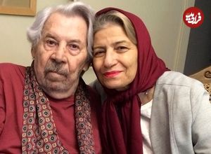عکس| سفر به تاریخ؛ چهرۀ «داود رشیدی» در 35 سالگی در کنار همسرش «احترام برومند»