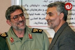 عکس؛ سفر در زمان؛ دیدار «پرویز پرستویی با سردار سلیمانی»؛ دهه 90