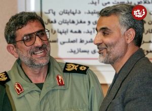 عکس؛ سفر در زمان؛ دیدار «پرویز پرستویی با سردار سلیمانی»؛ دهه 90