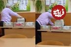 ببینید؛ این خانم معلم بخاطر رفتار زشت با دانش‌آموز اخراج شد