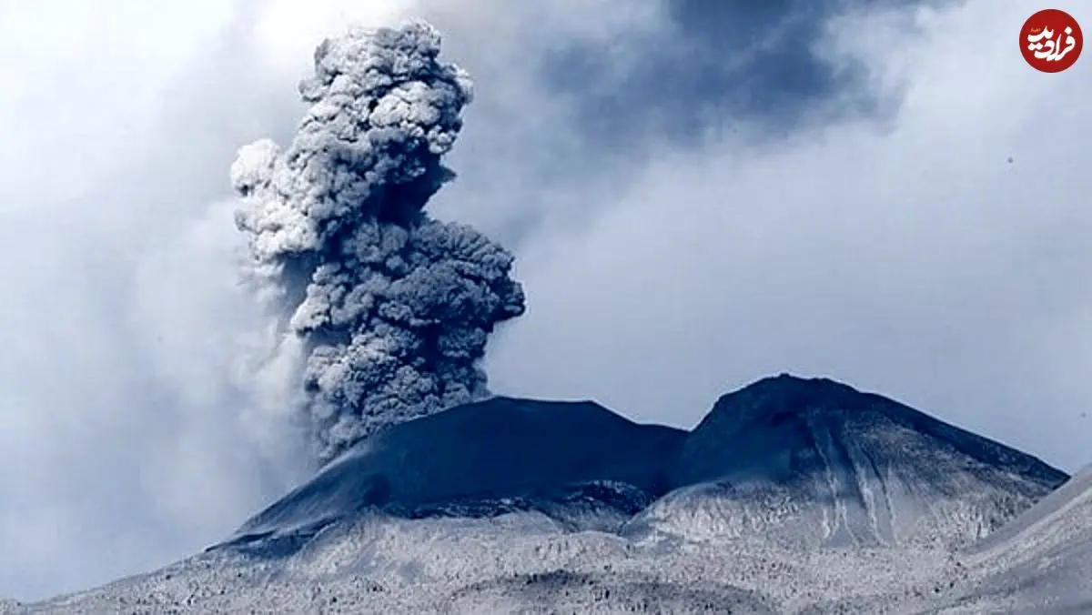 ببینید؛ آتشفشانی که یک کوه را ذوب کرد!