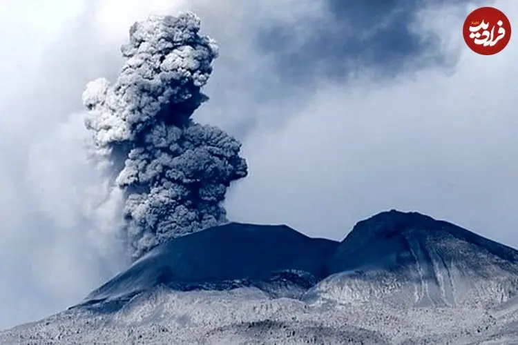 ببینید؛ آتشفشانی که یک کوه را ذوب کرد!