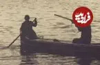 عکس| سفر زمان؛ یک تصویر فوق‌العاده زیبا از «ساحل انزلی و قایق شکارچی‌ها» در دوران ناصرالدین شاه
