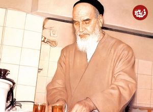 عکس؛ سفر به تاریخ؛ «امام خمینی (ره)» در کنار برادر بزرگترشان «آیت‌الله پسندیده»