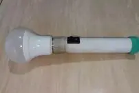(ویدئو) چگونه یک چراغ قوه شارژی کاربردی بسازیم !