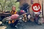 ببینید| غذای روستایی در ایران؛ پخت پلوی مخلوط با گردو و گوشت چرخ کرده در طبیعت