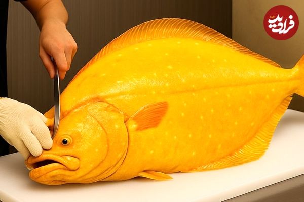 ببینید؛ غذای خیابانی در ویتنام؛ برش استادانه ماهی فلووندر زرد برای تهیه ساشیمی در هانوی