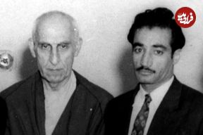 عکس؛ سفر در زمان؛ لحظه روبوسی و آشتی «دکتر مصدق و آیت الله کاشانی»؛ سال 1331