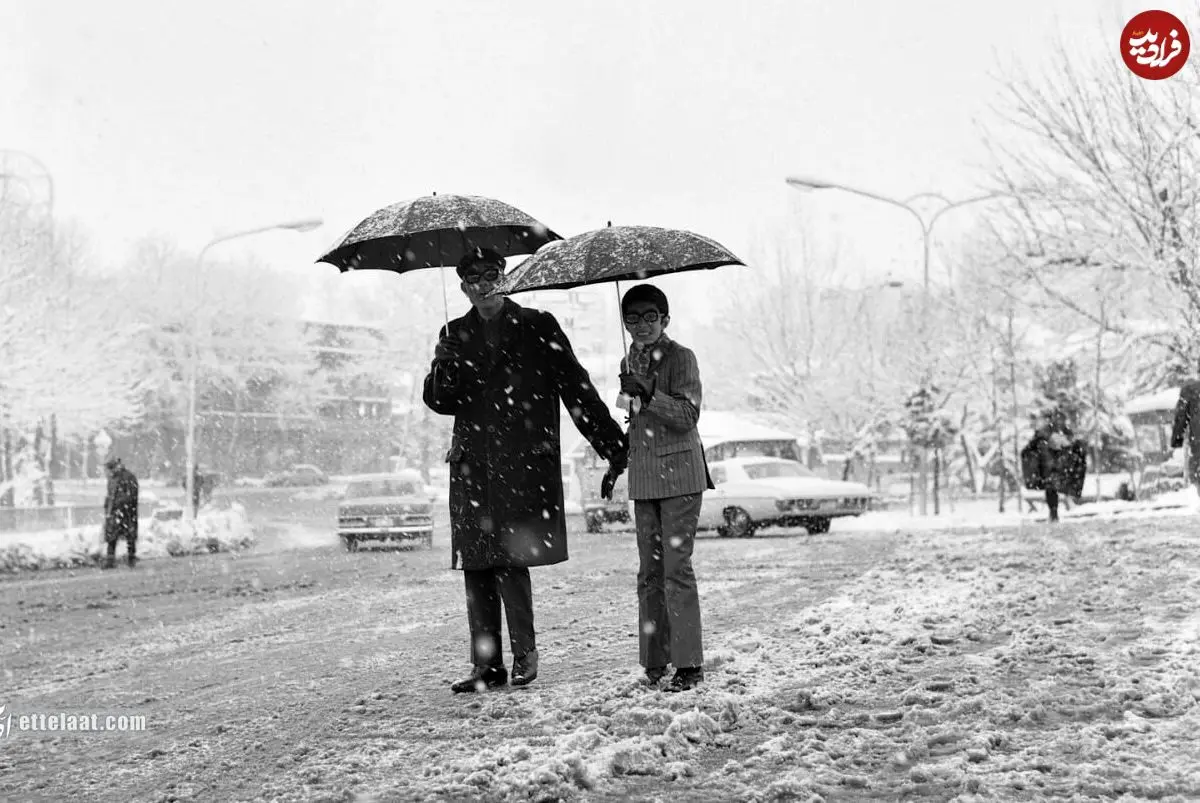 تصاویر؛ سفر در زمان؛ عکس‌هایی از تهران، اصفهان، همدان و اراک زیر برف؛ نیم قرن پیش