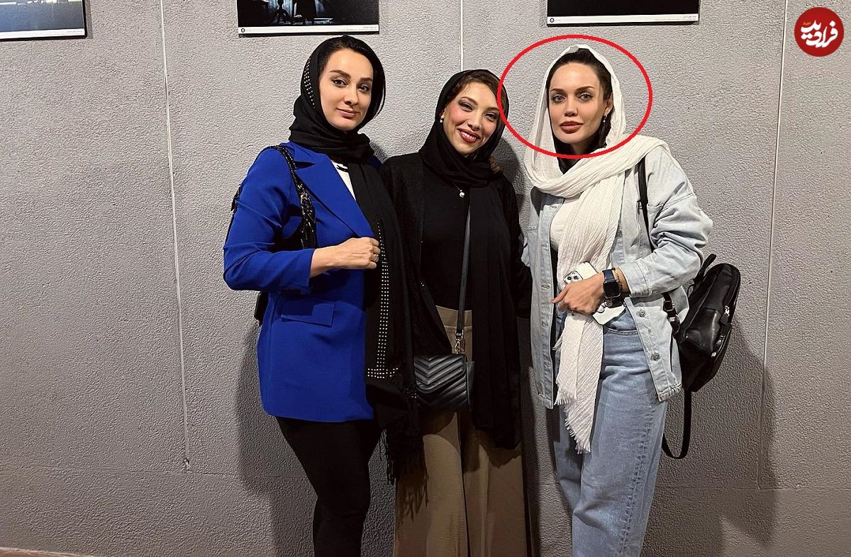 (تصاویر) شباهت عجیب بازیگر زن ایرانی به آنجلینا جولی؛ مریم قجر 33 ساله
