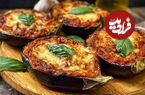 ببینید| طرز تهیه دلمه بادمجان با پنیر پارمزان به روش آشپز ایتالیایی