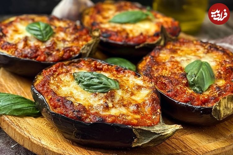 ببینید| طرز تهیه دلمه بادمجان با پنیر پارمزان به روش آشپز ایتالیایی
