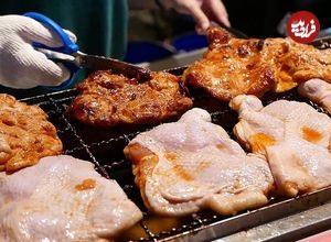 ببینید| غذای خیابانی در تایوان؛ مرغ سرخ شده با پنیر و فلفل تند در تایپه