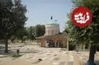 عکس| سفر زمان؛ منظرۀ «امامزاده روشن‌آباد گرگان» در حدود 90 سال قبل