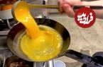 ببینید؛ غذای خیابانی در ژاپن؛ پخت انواع غذا با تخم مرغ و برنج
