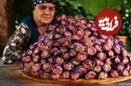 ببینید| غذای روستایی در آذربایجان؛ مراحل دیدنی پخت دلمه با کلم قرمز
