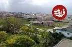 عکس| سفر زمان؛ منظرۀ شهر «آمل» در زمان سفر ناصرالدین شاه؛ 130 سال قبل