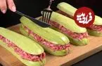 ببینید| طرز تهیه یک غذای ساده و جدید با کدو سبز و گوشت چرخ کرده