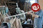 ببینید؛ مراحل دیدنی تولید شمشیرهای چوبی توسط استاد ژاپنی