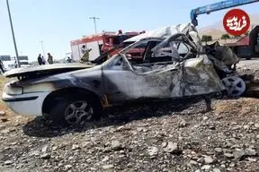 ببینید؛ نتیجه مرگبار اقدام جنون‌آمیز راننده در جاده ساری - جویبار