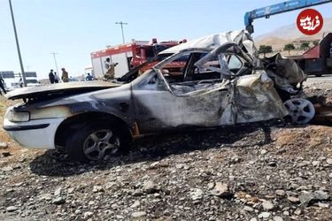 ببینید؛ نتیجه مرگبار اقدام جنون‌آمیز راننده در جاده ساری - جویبار