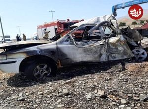 ببینید؛ نتیجه مرگبار اقدام جنونآمیز راننده در جاده ساری - جویبار