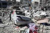 تصاویر| تخریب ساختمان‌ها در اصفهان در پی حمله هوایی