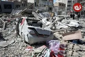 تصاویر| تخریب ساختمان‌ها در اصفهان در پی حمله هوایی