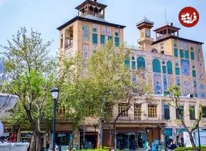 عکس| سفر به تهران قدیم؛ خیابان ناصریه (ناصر خسرو) و شمس العماره در سال 1301