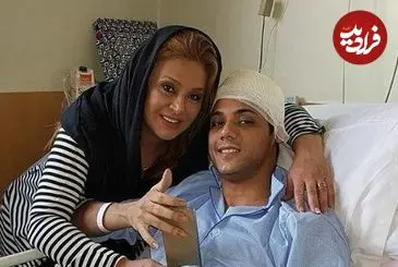 عکس| سفر زمان؛ «نسرین مقانلو» در کنار «سعید راد و حامد بهداد» در پشت‌صحنه سریال «دل»