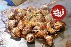 ببینید| غذای خیابانی در تایوان؛ حلزون دریایی سرخ شده با سبزیجات در تایپه