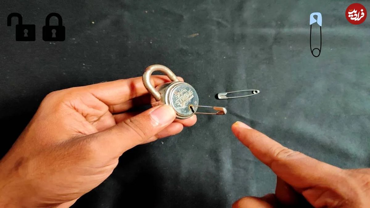 (ویدئو) یک روش استادانه برای باز کردن قفل بدون کلید