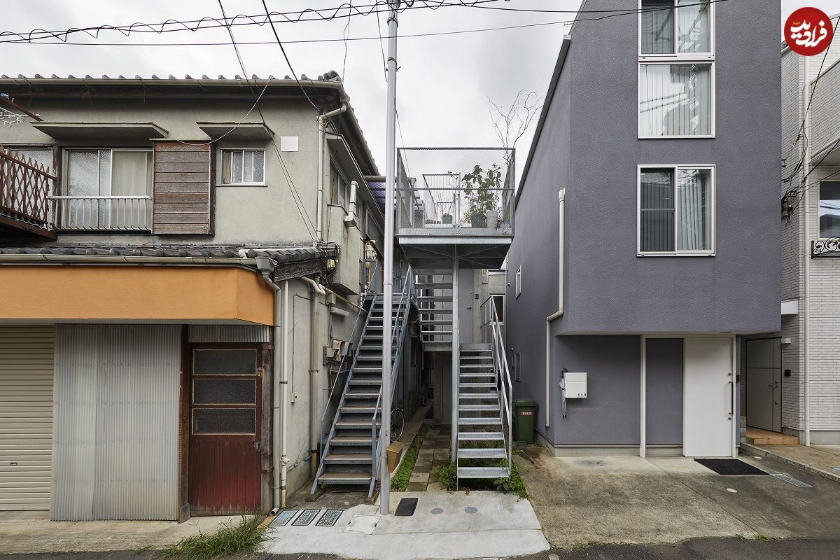 (تصاویر) یک خانۀ 45 متری در ژاپن با باغچه‌ای در طبقۀ سوم