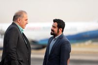 عکس| سفر در زمان؛ «بهروز و بی بی» در پشت صحنه سریال بچه مهندس 4؛ سال 1400
