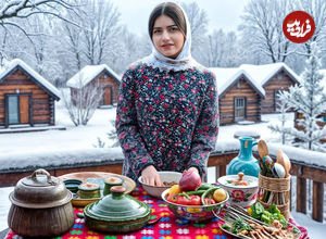 (ویدئو) غذای روستایی در ایران؛ پخت کباب تابه ای با گوشت گاو و سبزیجات