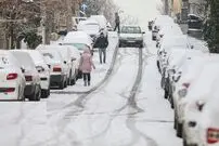 ارتفاع برف در این استان به ۱۵ سانتیمتر رسید