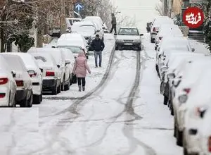 ارتفاع برف در این استان به ۱۵ سانتیمتر رسید