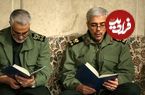 عکس؛ سفر به تاریخ؛ لحظۀ دراز کشیدن «سرلشکر باقری» 22 ساله در قبر برادر شهیدش؛ سال 1361