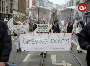 تصاویر| یادبود کبوترهای سوگوار در آلمان